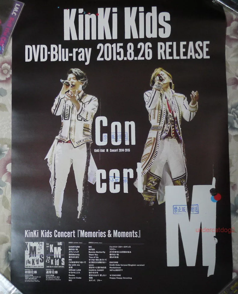 KinKi Kids M Concert 2014-2015 Memories & Moments Japan Promo Poster