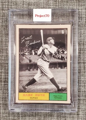 Babe Ruth Card #633 Topps Project70 1961 New York Yankees -Artist Proof 2/51 !!!