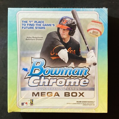 2020 BOWMAN CHROME Baseball Sealed Mega Box JROD DOMÍNGUEZ VOLPE WITT ADLEY !!!!