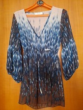 Blusa a 3/4 Rubacuori tg. S blu e marrone