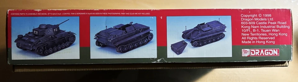 DRAGON 9054 - PZ.KPFW. III AUSF. J & BORGWARD IV AUSF. B - 1/35 PLASTIC KIT - Immagine 3 di 4