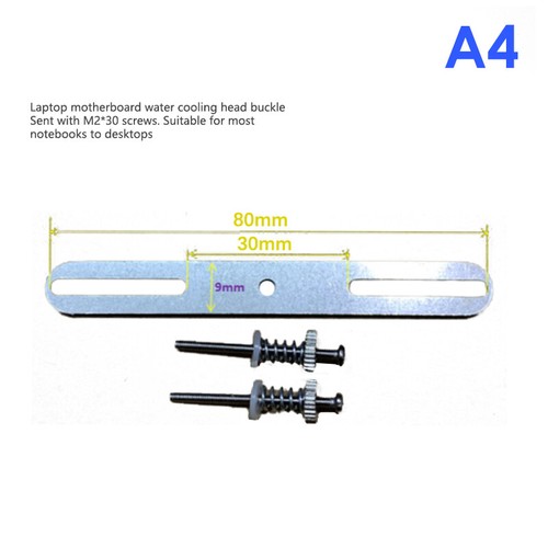 Stainless Water Cooling Waterblock Buckles CPU GPU Heatsink Block Liquid Cooler - Photo 9/13
