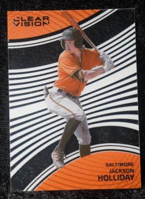 JACKSON HOLLIDAY 2023 Panini Chronicles Clear Vision #23 ROOKIE CARD