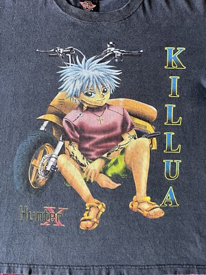 1999 Hunter x Hunter Killua Zoldyck Vintage Rap Tee Size Large | eBay