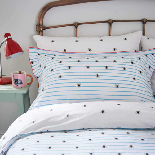 Joules Botanical Bee KING size Duvet Cover Set with Pillow cases - Picture 2 of 3