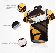 INBIKE Cycling bike Outdoor Sports Short Sleeves Jersey, Top Only, IA364 SJ