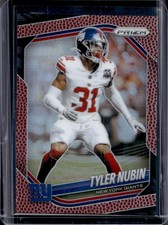 2025 Panini Prizm Tyler Nubin Pigskin #/180 Giants