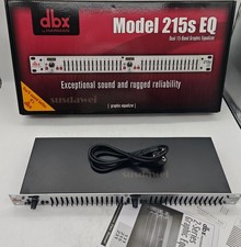 DBX 215s 15-Band Dual Channel Graphic Equalizer Switchable  6 or  15 dB