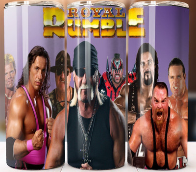 Hulk Royal Rumble WWE Tumbler 20oz Cup Mug Stainless Steel Drinks cold hot Straw