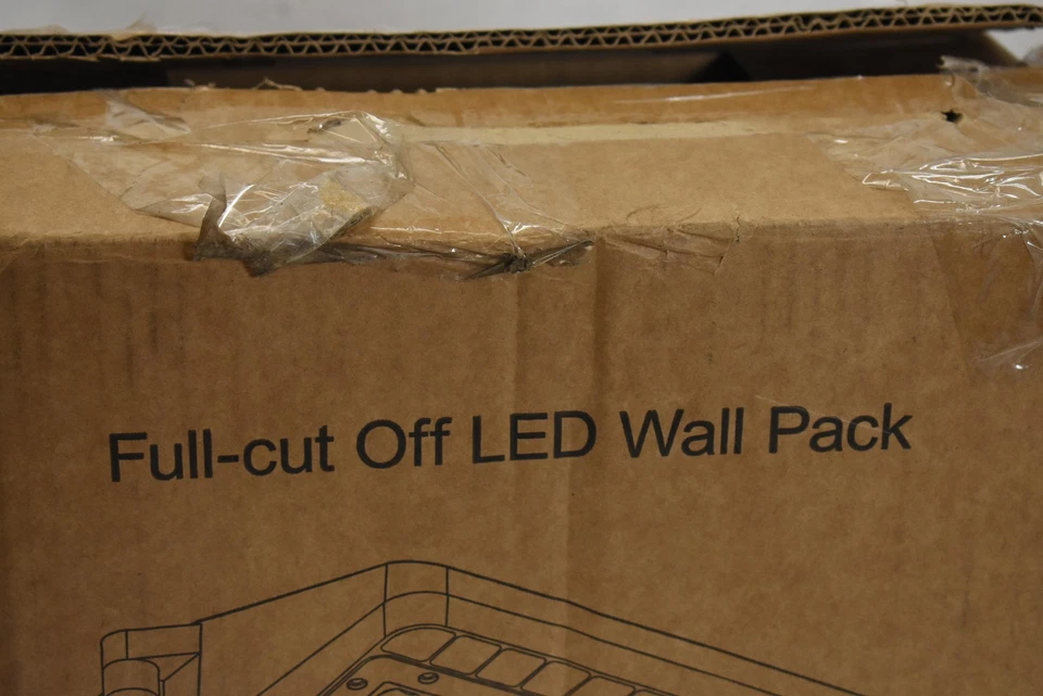 Paquete Completo de Luz de Seguridad LED de Corte 80W 5000K Bronce Exterior Comercial Foto 3 de 4