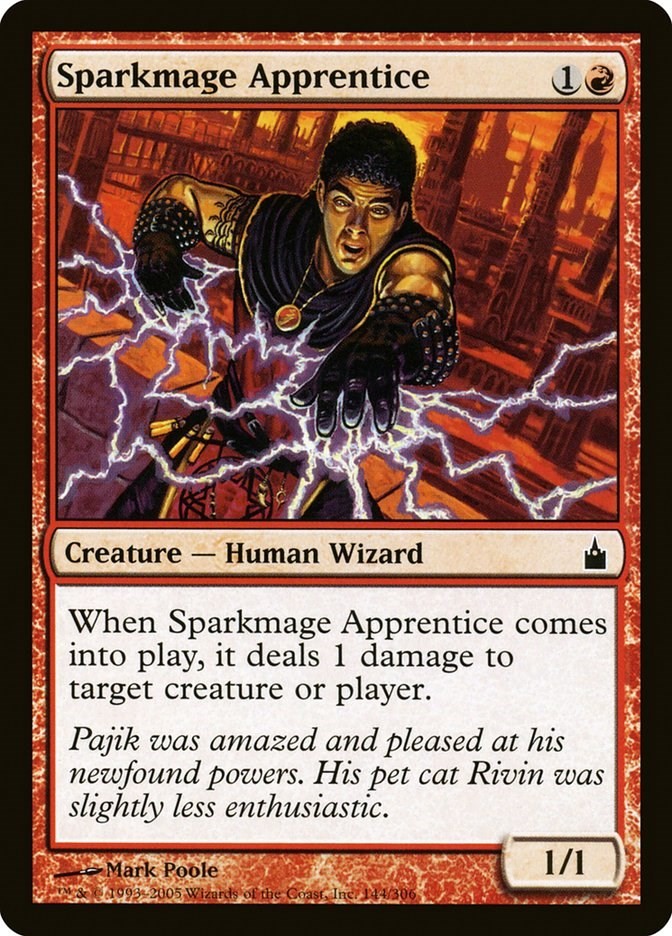 Ravnica: City of Guilds Sparkmage Apprentice MTG Magic the Gathering NM