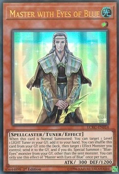 YuGiOh Master with Eyes of Blue LCKC-EN014 Ultra Rare Englisch Excellent 1st