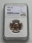 1958 Washington Quarter 25c NGC PF66