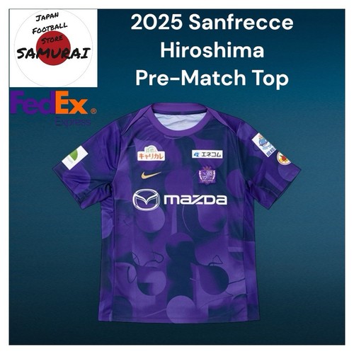 Camiseta deportiva Nike Sanfrecce Hiroshima 2025 prepartido HJ1343-545 púrpura auténtica nueva - Imagen 1 de 15
