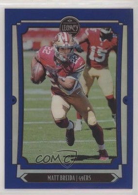 2019 Panini Legacy Premium Edition Sapphire Prizm /50 Matt Breida #98 2o9