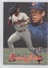 1998 Flair Showcase Row 2 David Justice #53 1k3