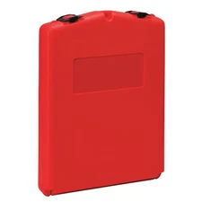 Justrite 23304 Document Box, 11 In W X 14 1/2 In L X 2 1/8 In D, Plastic,