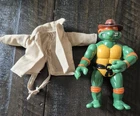 Vtg TMNT 1994 Teenage Mutant Ninja Turtles Undercover Michelangelo W Coat Rare