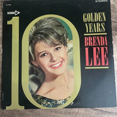 Brenda Lee - Golden Years LP Record 1969 Decca Stereo Pop 33 RPM