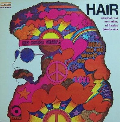 Various - Hair - Original Cast Recording Of London Production 1969 LP, Pre ATCO