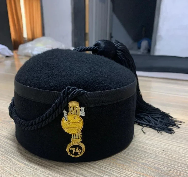 WW2 Italy Black Shirt Youth Fez Military Cap Reproduction