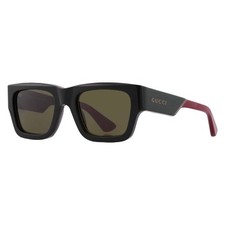 Gucci Green Square Men's Sunglasses GG1668S 003 52 GG1668S 003 52