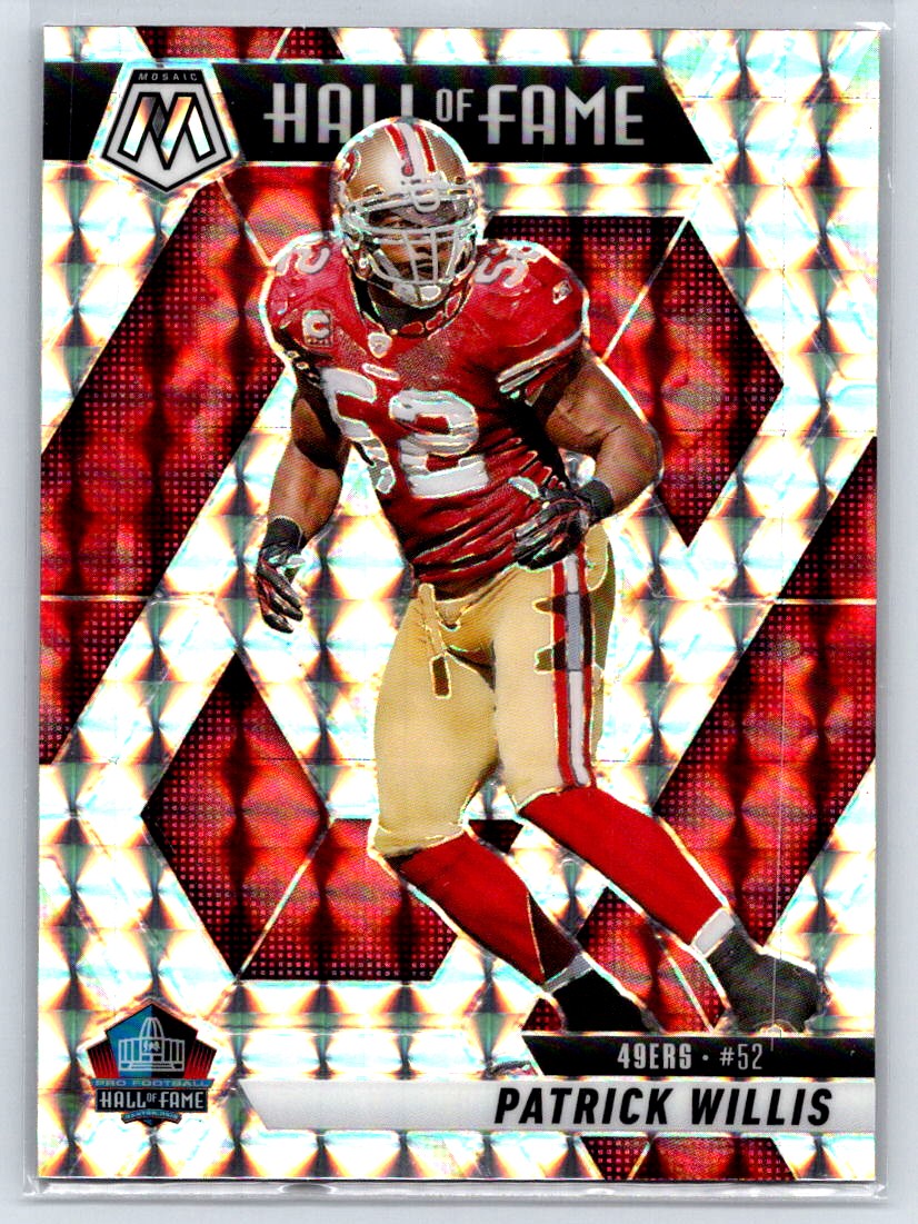2025 Panini Mosaic PATRICK WILLIS #299 Mosaic Prizm Hall of Fame