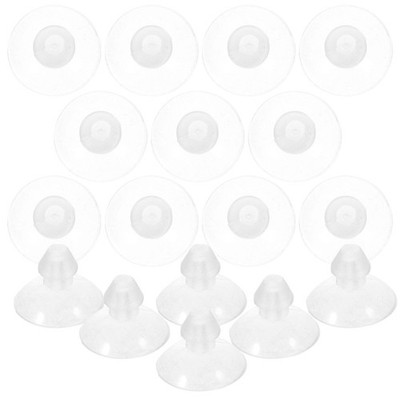 100Pcs Heavy Duty Transparent Suction Cups for Fish Tanks and Glass Surfaces