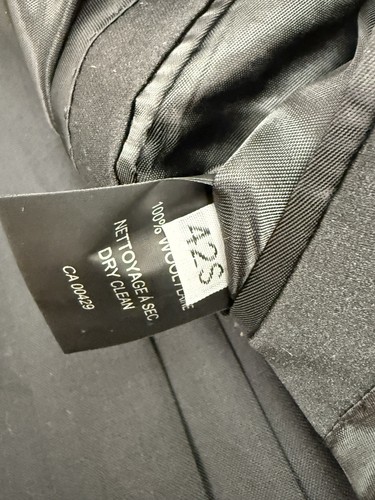 Peter Millar Peak Lapel Solid Black Tuxedo Size 42 Short RETAIL $1095 #906 - Picture 8 of 9