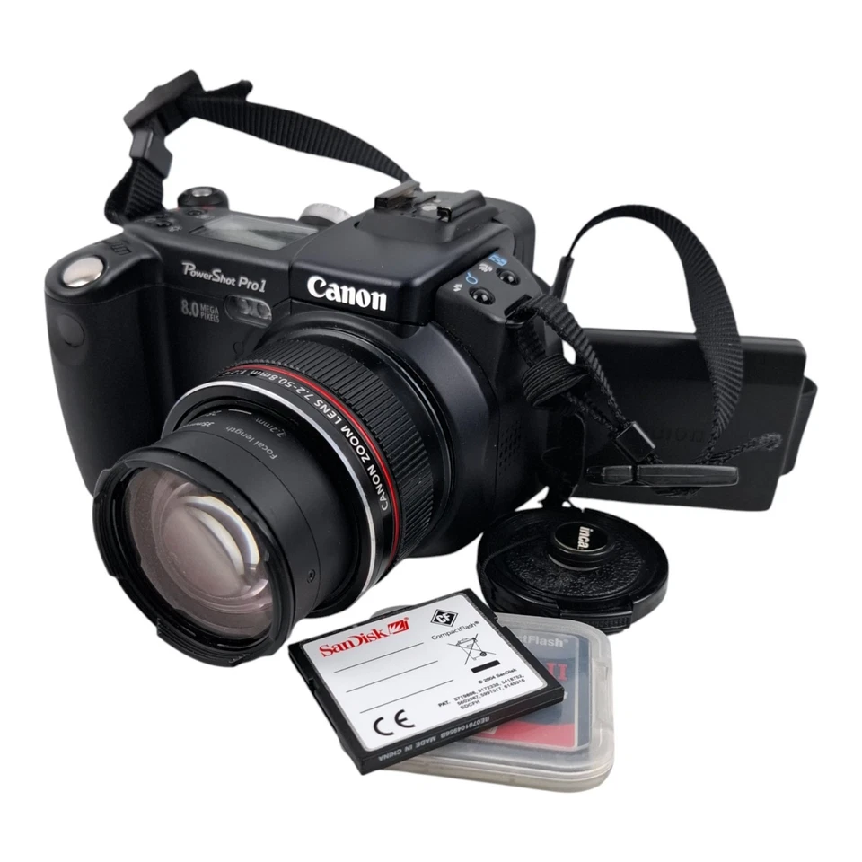 Canon PowerShot Pro1 8.0MP Digital Camera - Black - Image 2 of 4