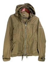 Columbia Women's Plus Size 2X Kakhi Full Zip Lightweight Hooded Utility Jacket