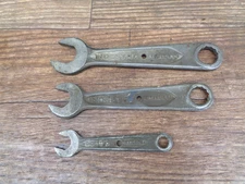 Vintage  INDESTRO Select Steel Combination Auto Wrench Lot