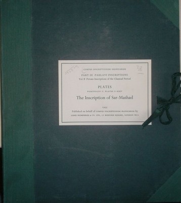 Corpus Inscriptionum Iranicarum: PART III: Pahlavi inscriptions: Vol.II: Private