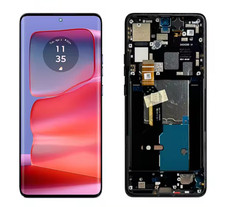 For Motorola Edge 50 Pro XT2403-2 OLED Display Touch LCD Screen Digitizer Frame