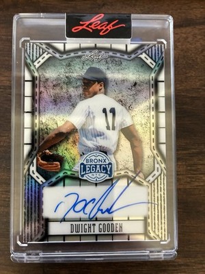 DWIGHT DOC GOODEN  2025 Leaf Bronx Legacy AUTOGRAPH  28/65  New York Yankees