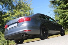 FOX Sportauspuff VW Jetta VI, Bj. ab 2010, Endrohr 145x65 Trapez je rechts/links