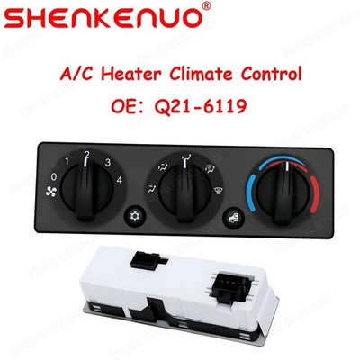 Q21-6119 For Peterbilt 337 348 389 Truck A/C Climate Control Module Panel A+