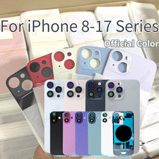 Back Glass Replacement Big Hole For iPhone17 16 15 14 13 12 11 XR Rear Cover Lot