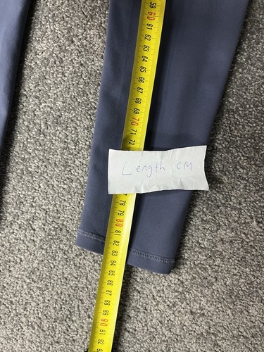 ECHT Scrunch Bum Leggings Womens Medium Blue High Waisted Tight 24” Ladies - Picture 8 of 16