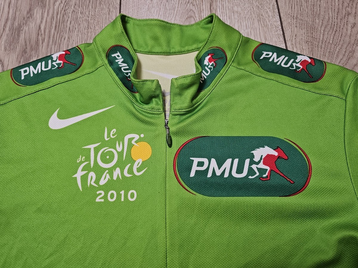 Nike 2010年ツール・ド・フランス サイクルジャージ M ドライフィット Nike 2010年ツール・ド・フランス サイクルジャージ M ドライフィット