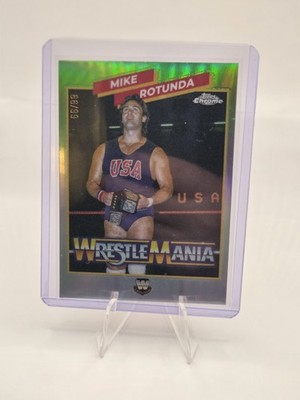 WWE Mike Rotunda Limitiert 66/99 Wrestlemania Topps Chrome 
