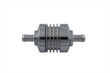 V-twin 35-0635 Chrome Billet 516 High Flow In-line Fuel Filter V-twin 35-0635 Chrome Billet 516 High Flow In-line Fuel Filter