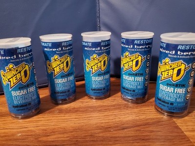 50-Sticks MIXED BERRY Sqwincher Zero Qwick Stick Qwik Stik Electrolyte Mix