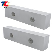 1 Pair Reversible Aluminum 8 2 1.5" Machined Soft Jaws For 6" Milling Vise