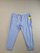 Dickies Scrub Pant 3Women XL Light Blue Elastic Waist Drawstring Tapered Leg