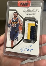 📈 JAMAL MURRAY 3CLR PATCH AUTO /25📈 2022-23 FLAWLESS VERTICAL SIGNATURE SILVER