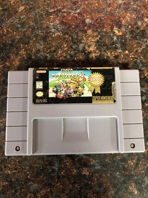 Super Mario Kart (1992) Nintendo SNES Tested (LOOK)