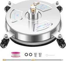 Clea Wheels Surface Stainless Cleaner - Pressure Steel with Surface Washer 14" 4