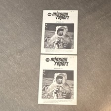 NASA Apollo 12 Mission Report Booklet 1969 Astronauts Space Travel