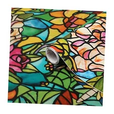  346-0647 Self-Adhesive Privacy Glass Window Film, Spring 1 Roll - 17" x 78"